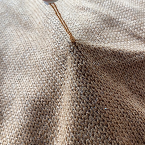 Rust knit infinity scarf - Picture 3 of 3